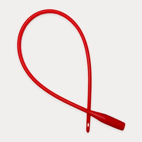 Red Rubber Urethral Catheter